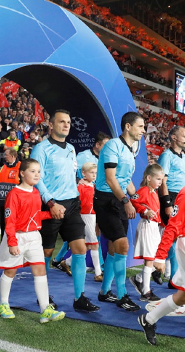 Referee line-up