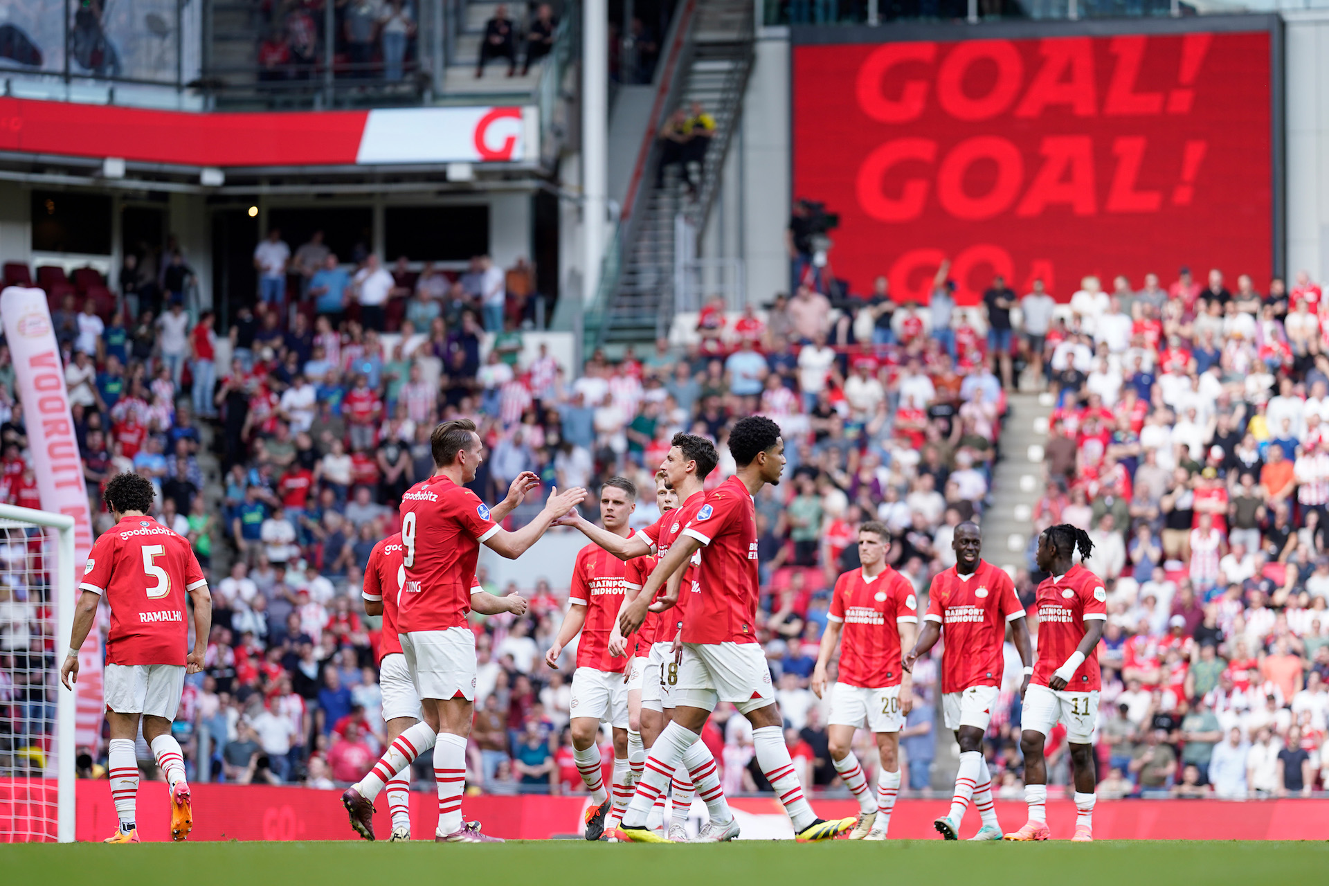We zijn begonnen aan de tweede helft