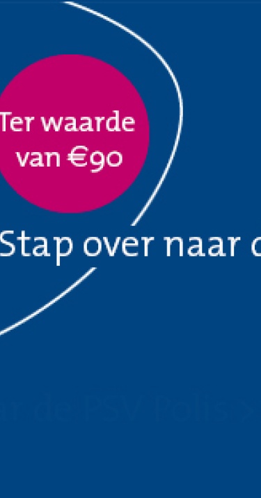 Verlaagde premies bij Menzis PSV Polis