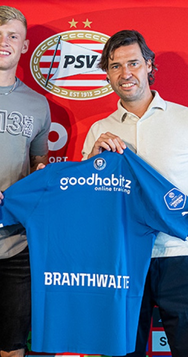 Definitief | PSV huurt Jarrad Branthwaite van Everton