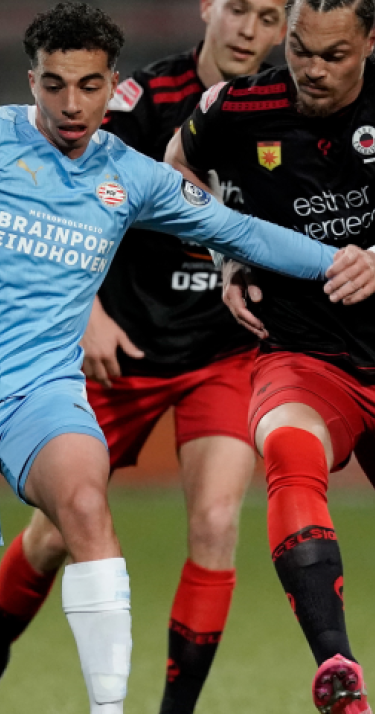 Jong PSV speelt doelpuntloos gelijk in Rotterdam