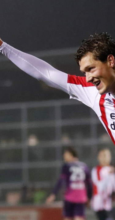 Van Osch, Rigo en Lammers van de partij tegen Telstar