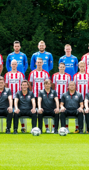 Op de foto met de selectie