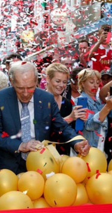 Gedenksteen onthuld op plek waar het 100 jaar geleden begon