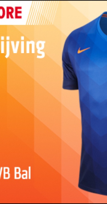 Uitshirt Oranje en gratis bal in FANstore