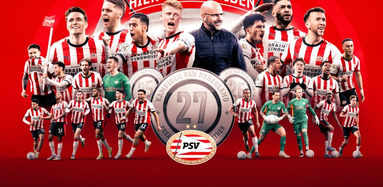 Landskampioen | PSV voor 27e keer kampioen van Nederland