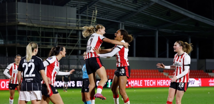 UWEC | PSV Vrouwen op jacht naar ommekeer in Frankfurt