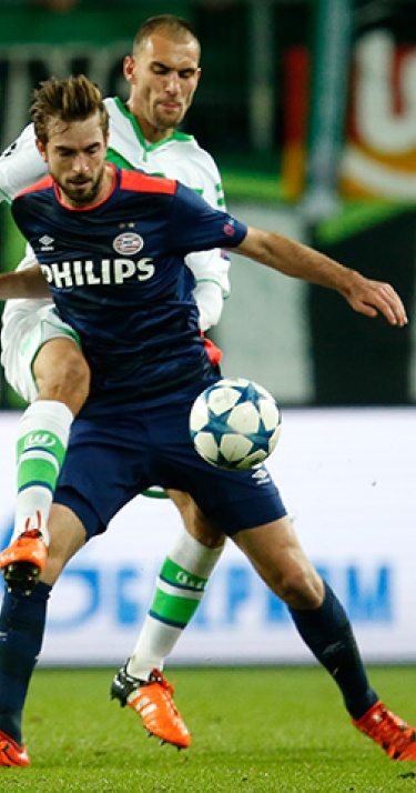 PSV verliest in Wolfsburg: 2-0