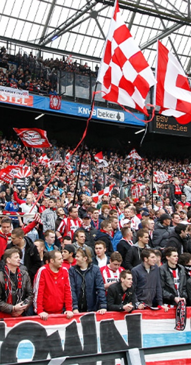 Vijfde bekerfinale tussen PSV en Ajax in De Kuip