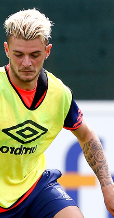 Maxime Lestienne sluit aan bij training