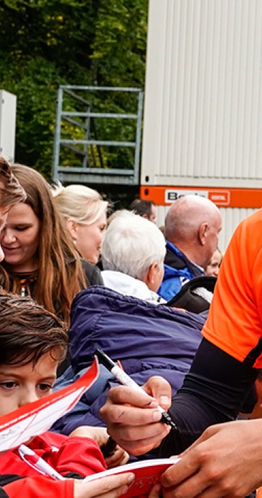 De mooiste beelden van de open training