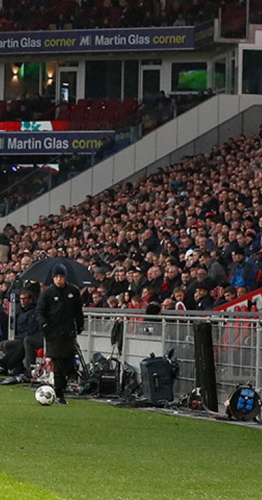 Verwarming Philips Stadion afgekeurd