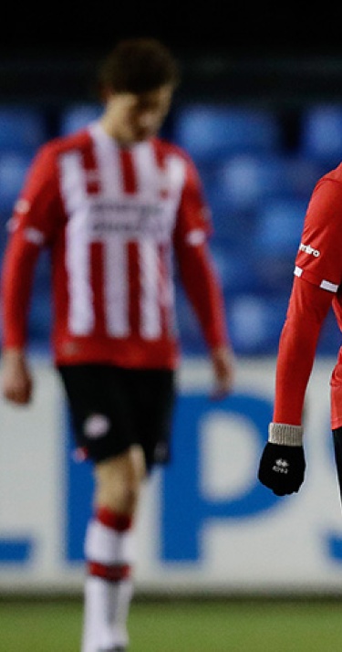 Jong PSV komt tegengoal niet te boven