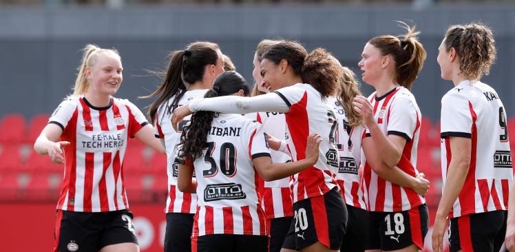 Wedstrijdverslag | PSV Vrouwen wint met ruime cijfers in Brabantse derby