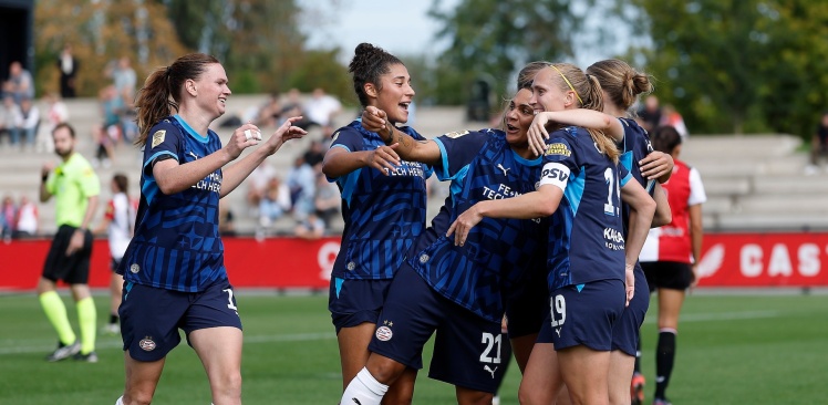 Verslag | PSV Vrouwen haalt flink uit tegen Feyenoord 