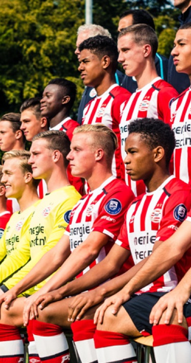 Geslaagde jeugdspelers van PSV