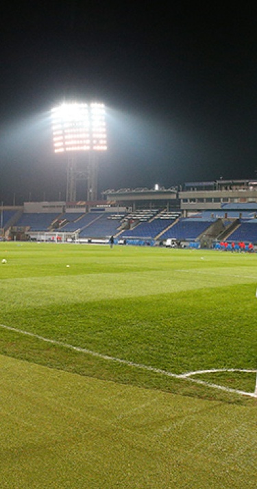 Het stadion van FC Zenit: Petrovski