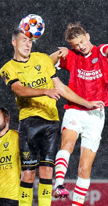 Liveblog | Jong PSV speelt in regenachtig Eindhoven gelijk tegen VVV-Venlo