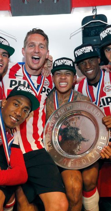 Dolle vreugde in de kleedkamer