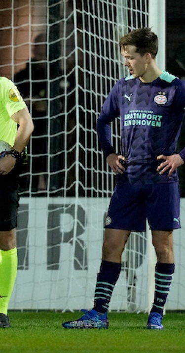 Zegereeks Jong PSV stopt in Amsterdam