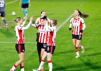 Wedstrijdverslag | PSV Vrouwen walst over sc Heerenveen heen 