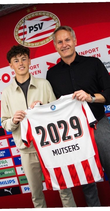 Profcontract | Milan Mutsers tekent tot 2029 bij PSV