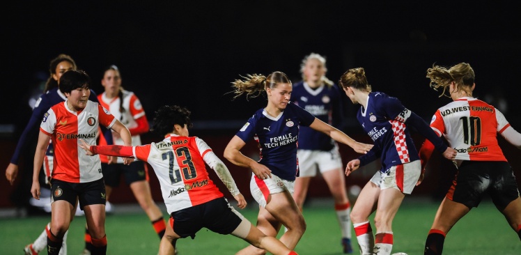 Wedstrijdverslag | PSV Vrouwen slikt gelijkmaker ruim na blessuretijd