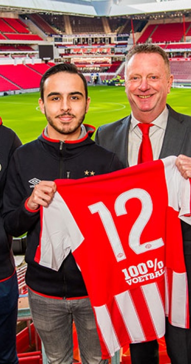 PSV sluit overeenkomst met 100%voetbal