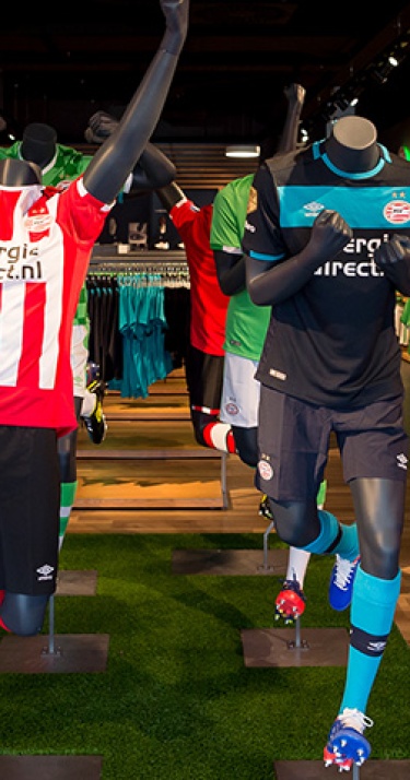 PSV FANstore tijdens kerst gesloten
