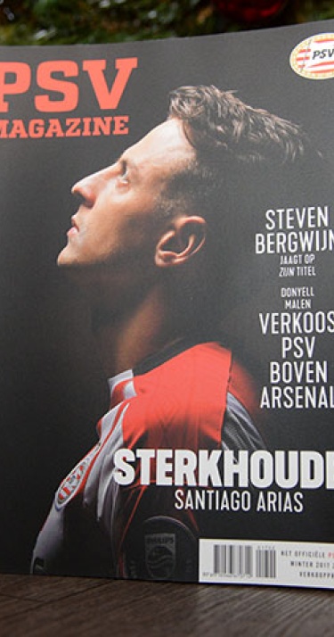 PSV Magazine in kerstsferen