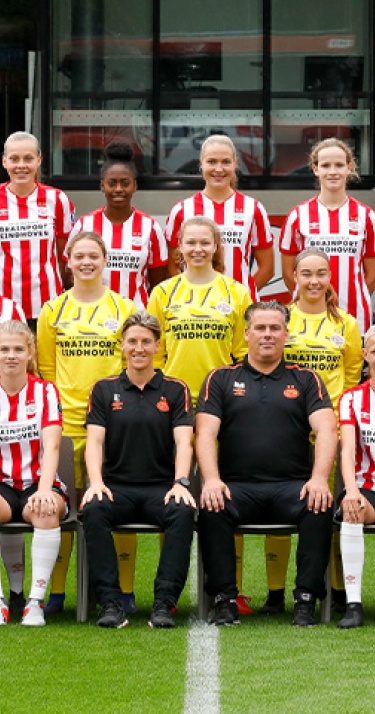 Jong PSV Vrouwen eindigt eerste seizoenshelft als tweede 