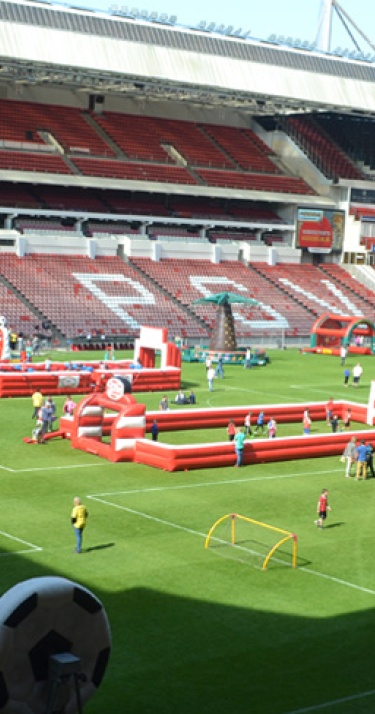 Genieten tijdens het FC PSV Funpark