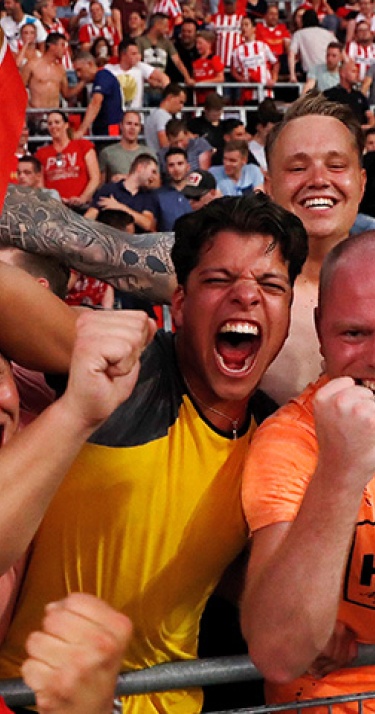 Supporters steunen PSV massaal: 1800 man in Basel