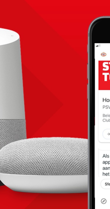 PSV presenteert Google Assistant-applicatie 