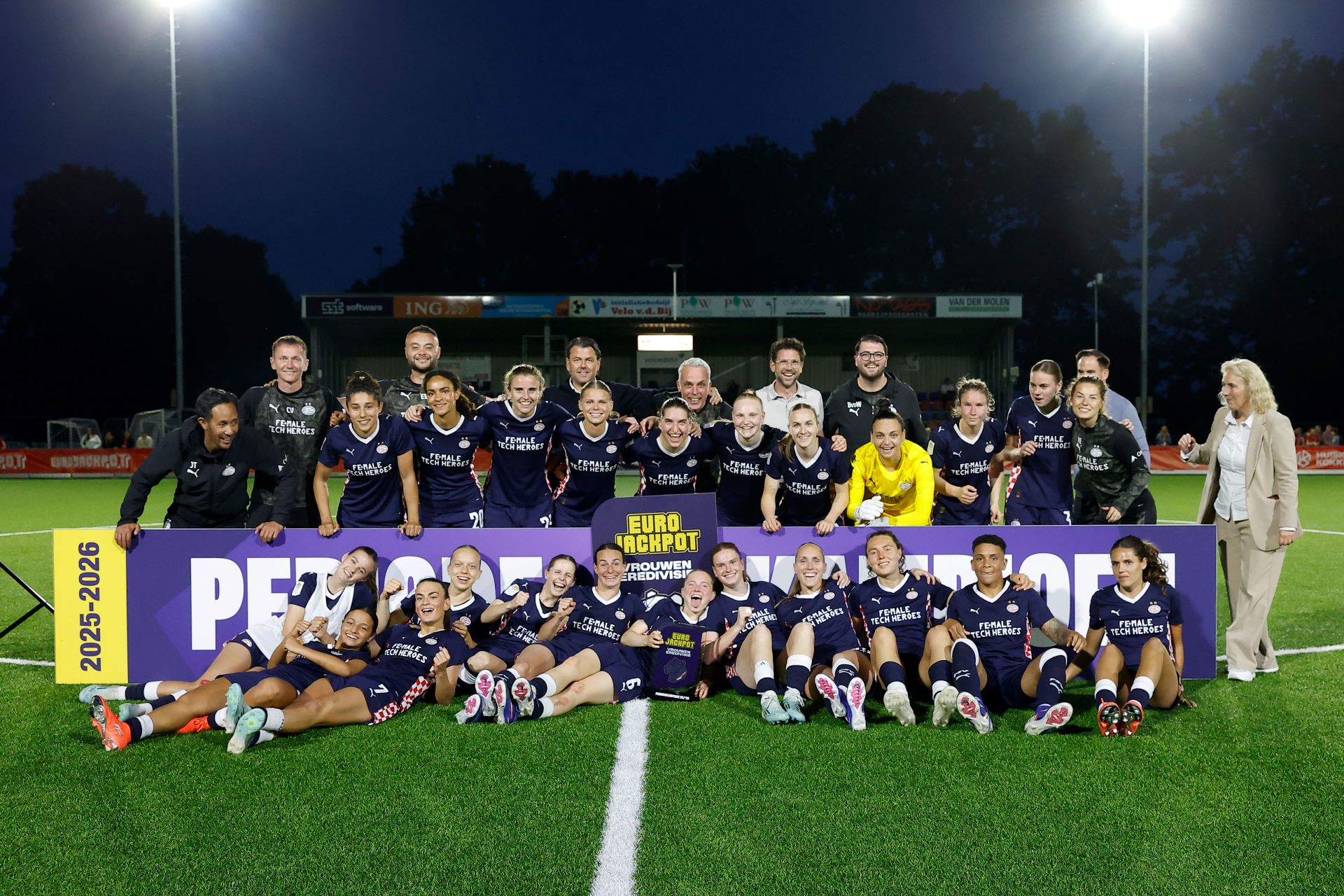 Wedstrijdverslag | PSV Vrouwen sluit competitie sterk af en pakt derde periodetitel 