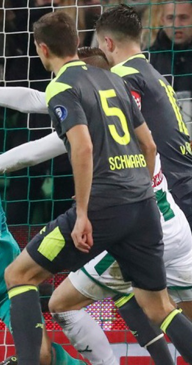 In beeld: Opnieuw averij in een uitduel